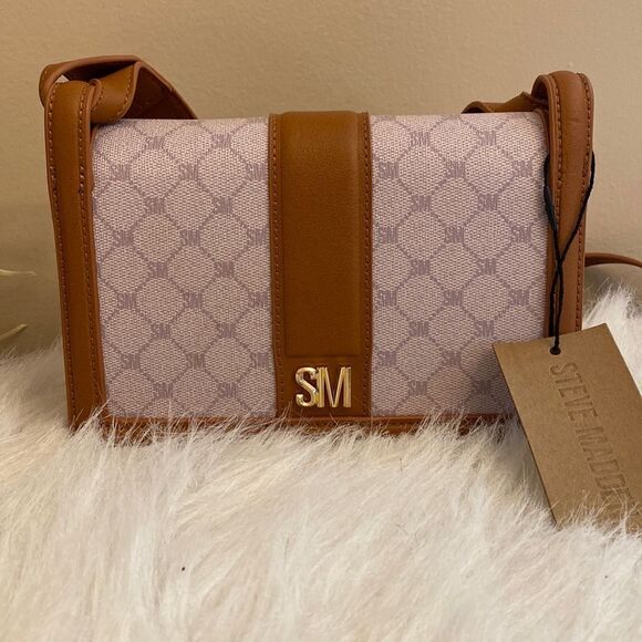 NWT Steve Madden (Bkole) Crossbody - Cognac - Picture 1 of 14